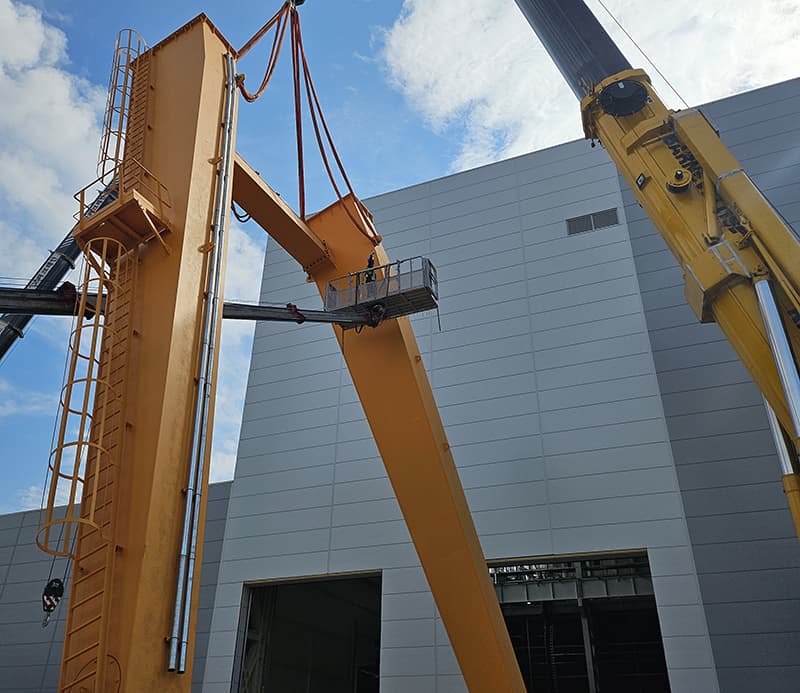 LS ELECTRIC 부산 겐트리 그라브 크레인 350TON 현장 사진 8