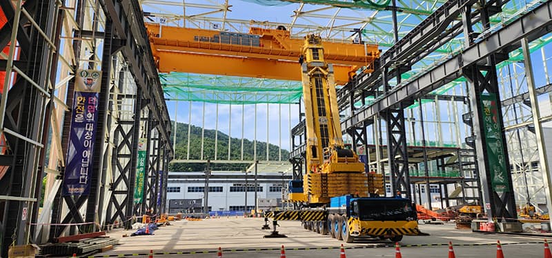 LS ELECTRIC 부산 그라브 크레인 250TON 현장 사진 12